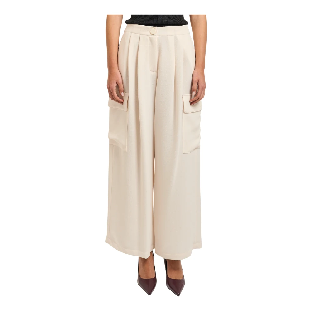 Armani Exchange Mujer Beige Pantalones, Talla: Xs