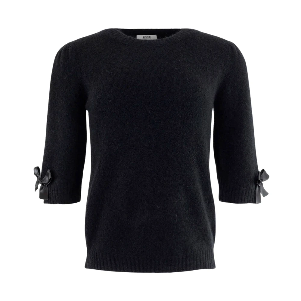 Anna Van Toor Stijlvolle Pullover Sweater Black Dames