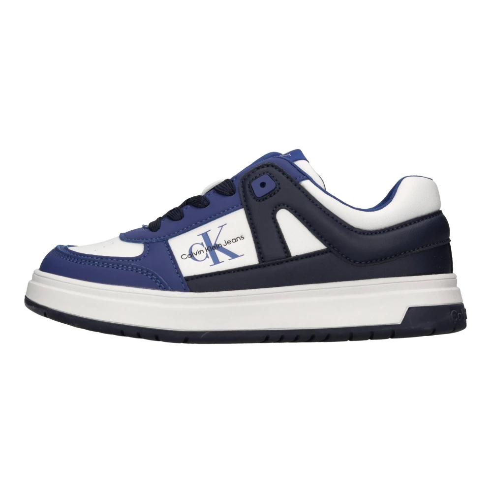 Calvin Klein Sneakers van imitatieleer en stof Heren Schoenen Veelkleurig Multicolor