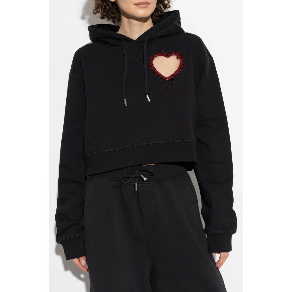 Dsquared2 Hoodie Black Dames