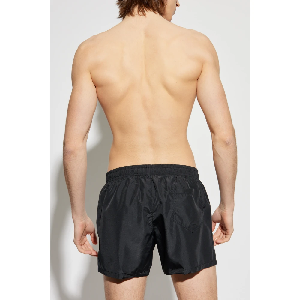 Moschino Zwembroek Black Heren
