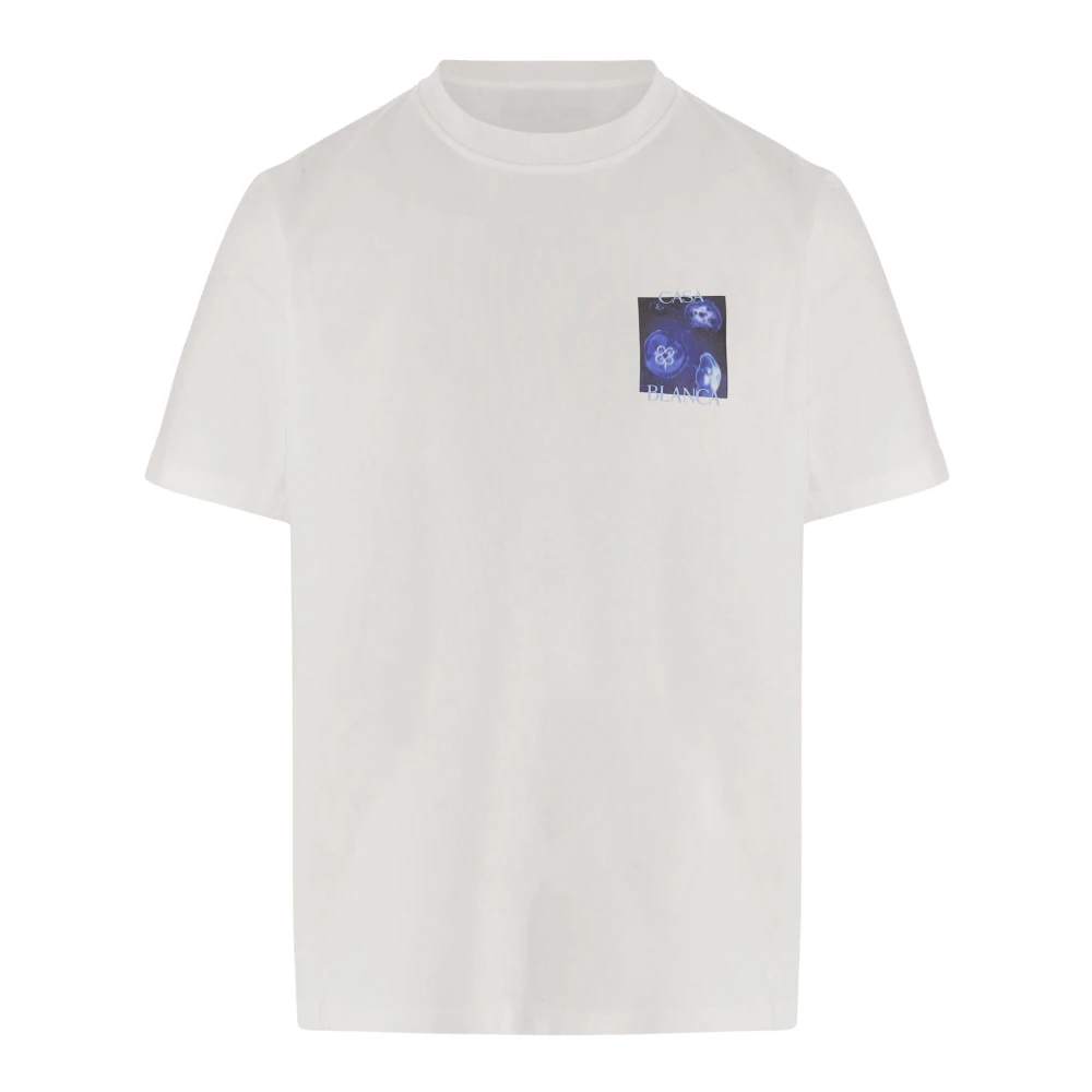 Casablanca T-Shirt - Male - T-Shirts - White - M - Tops