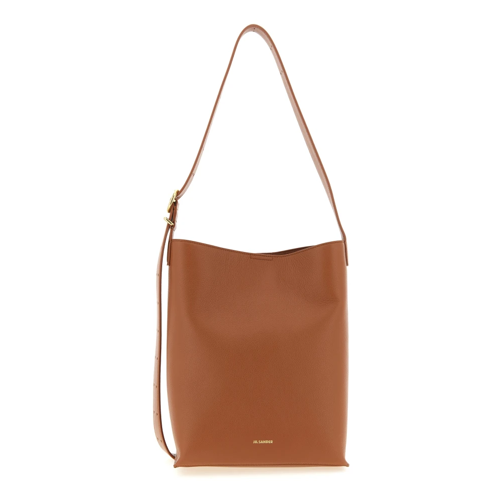 Jil Sander Women's Brown Cannolo Tote