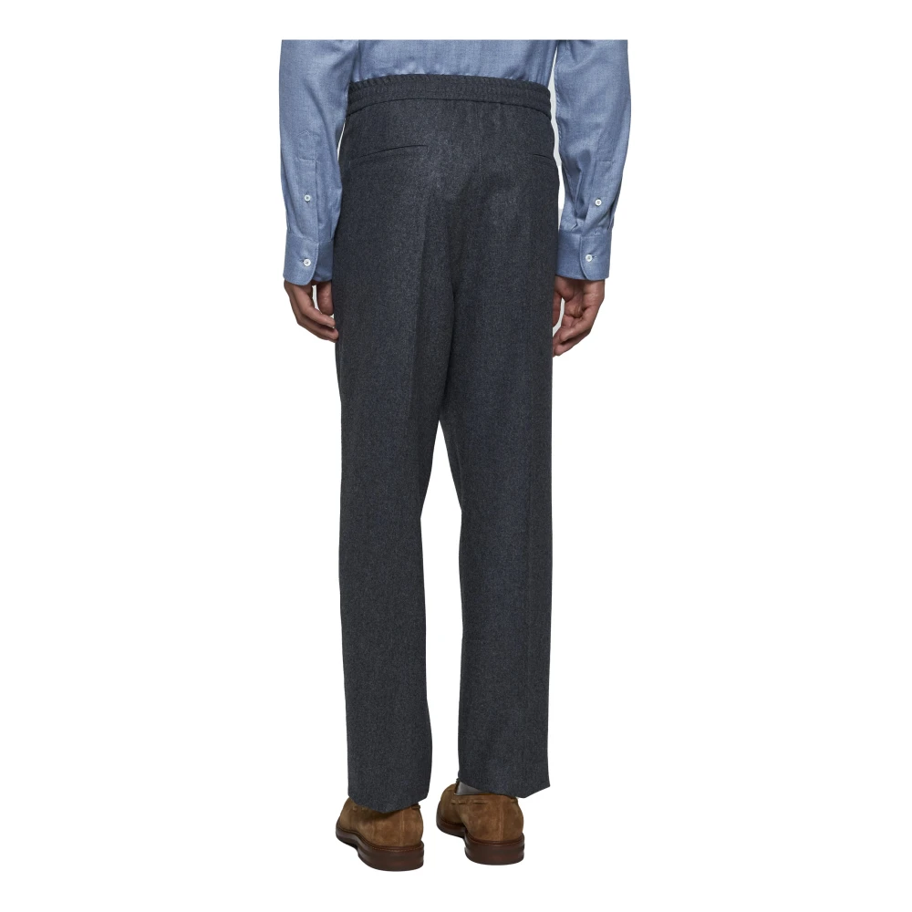BRUNELLO CUCINELLI Grijze Broek voor Mannen Gray Heren