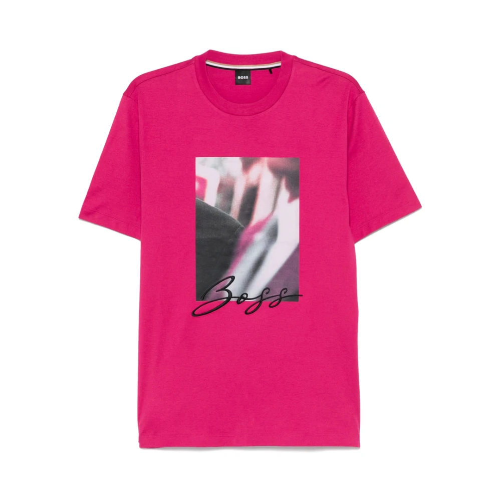 Hugo - Tops > T-Shirts - Pink - Hugo - Modalova