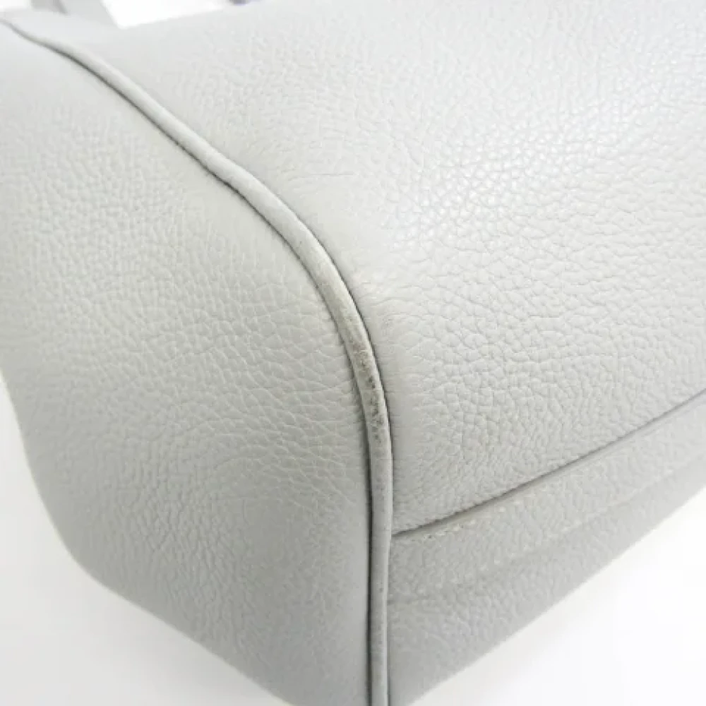 Celine Vintage Pre-owned Leather shoulder-bags Blue Dames