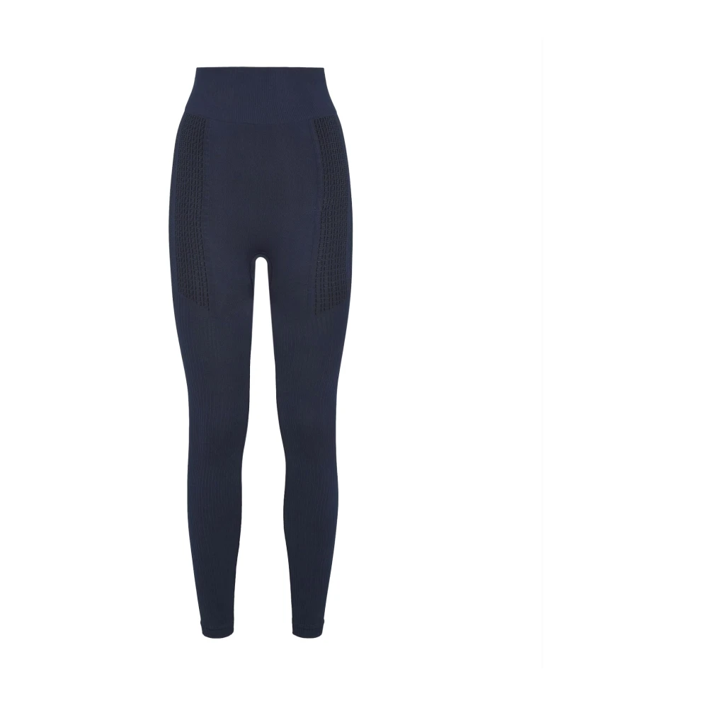 Fendi Naadloze Leggings met hoge taille en FF-patroon Blue Dames