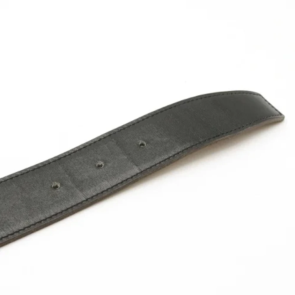 Hermès Vintage Pre-owned Leather belts Black Dames
