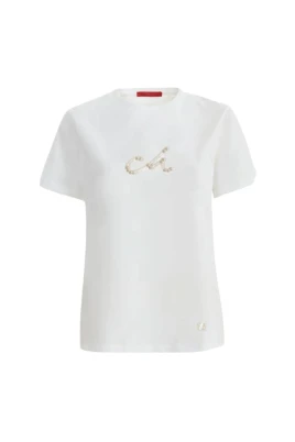 Initials Embellished T-shirt
