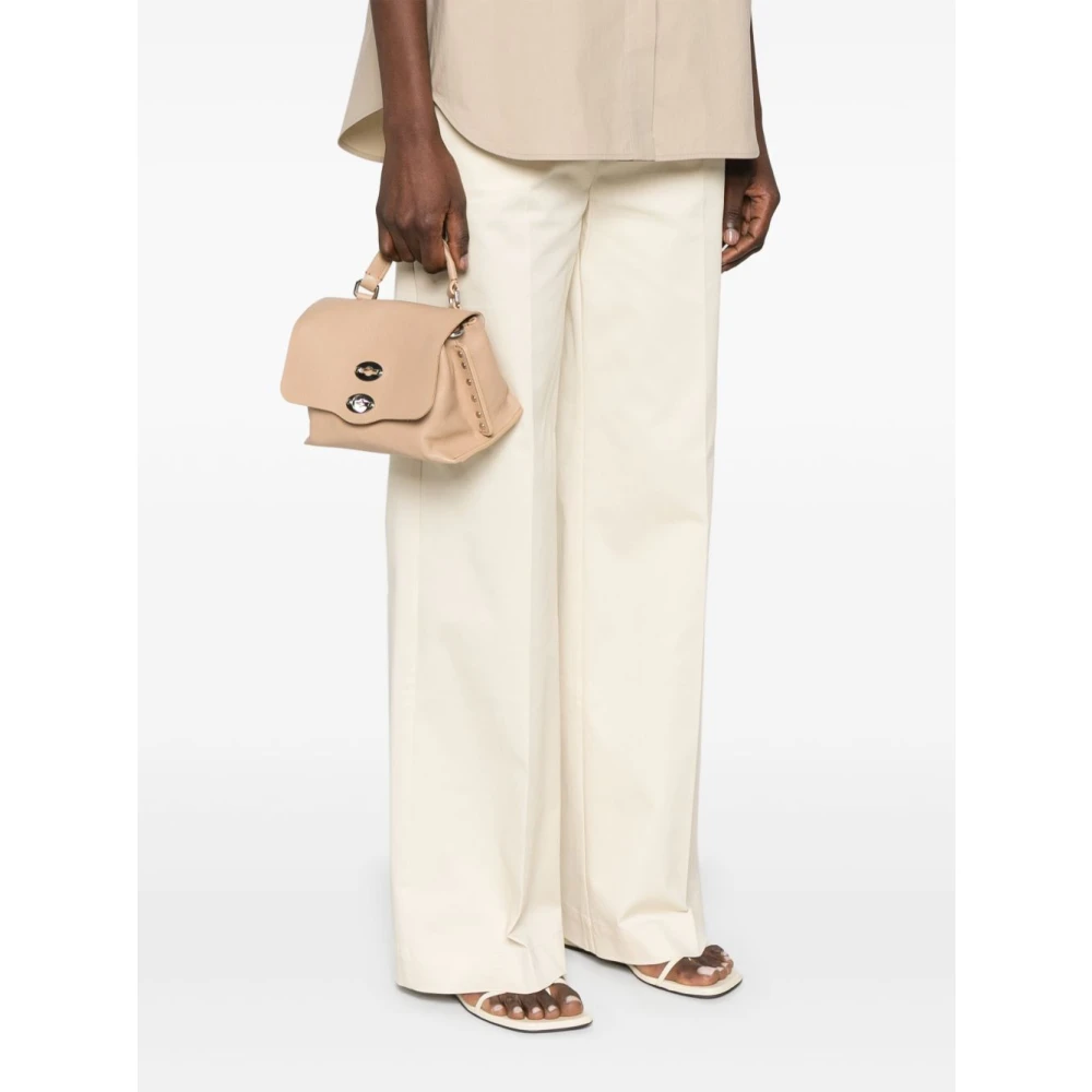 Zanellato Beige Twist-Lock Handtas Beige Dames