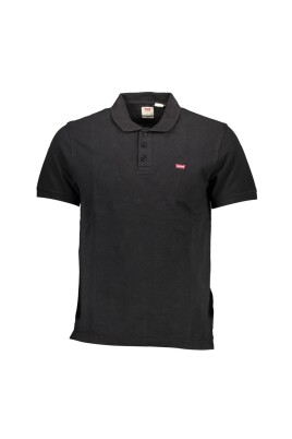 polo-noir-en-coton