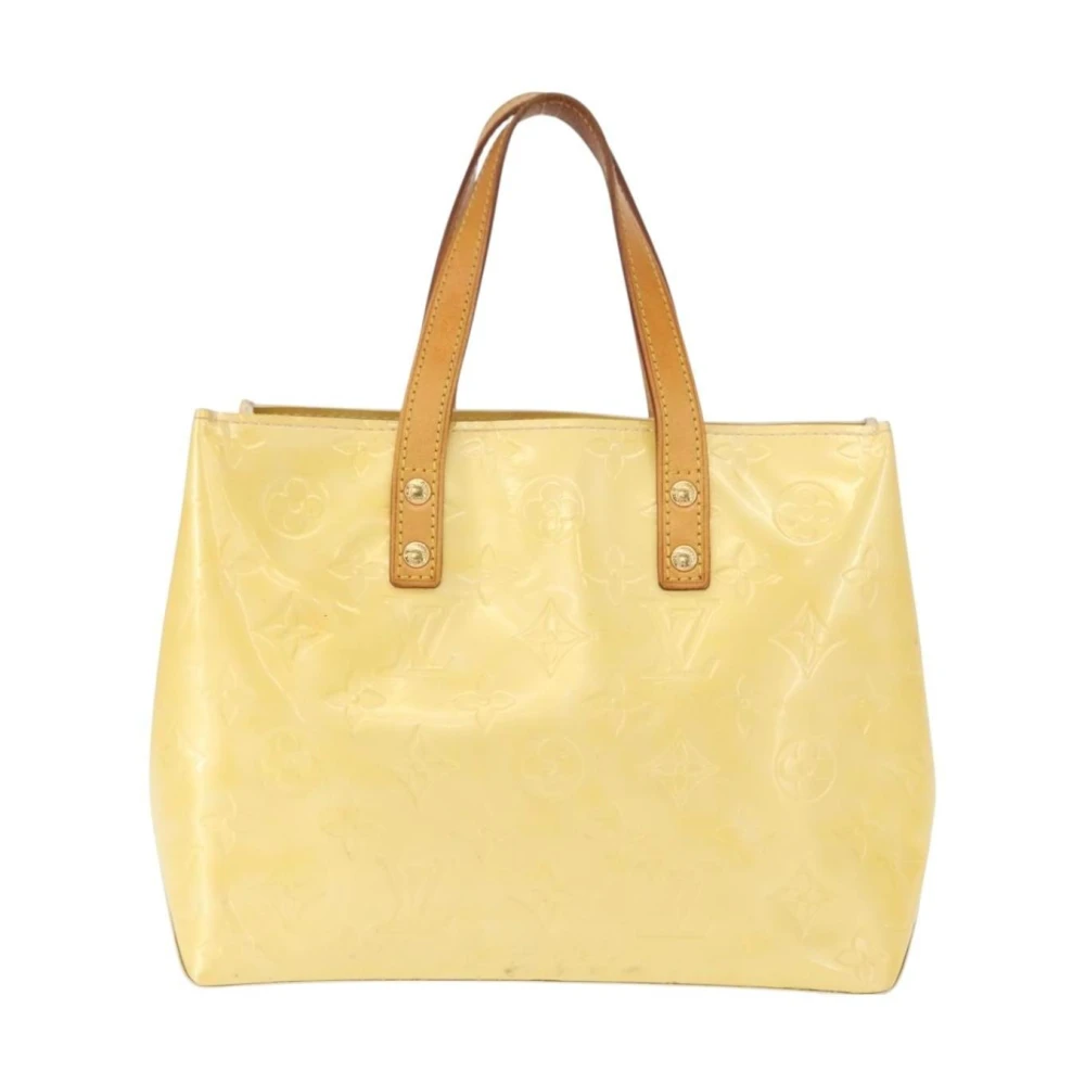 Louis Vuitton Vintage Women's Beige Pre-Owned Monogram Vernis Tote Bag