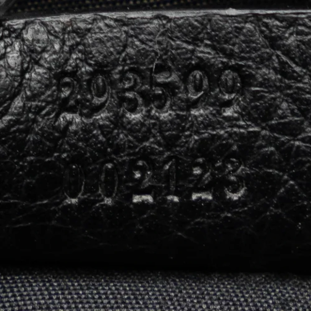 Gucci Vintage Pre-owned Leather totes Black Dames