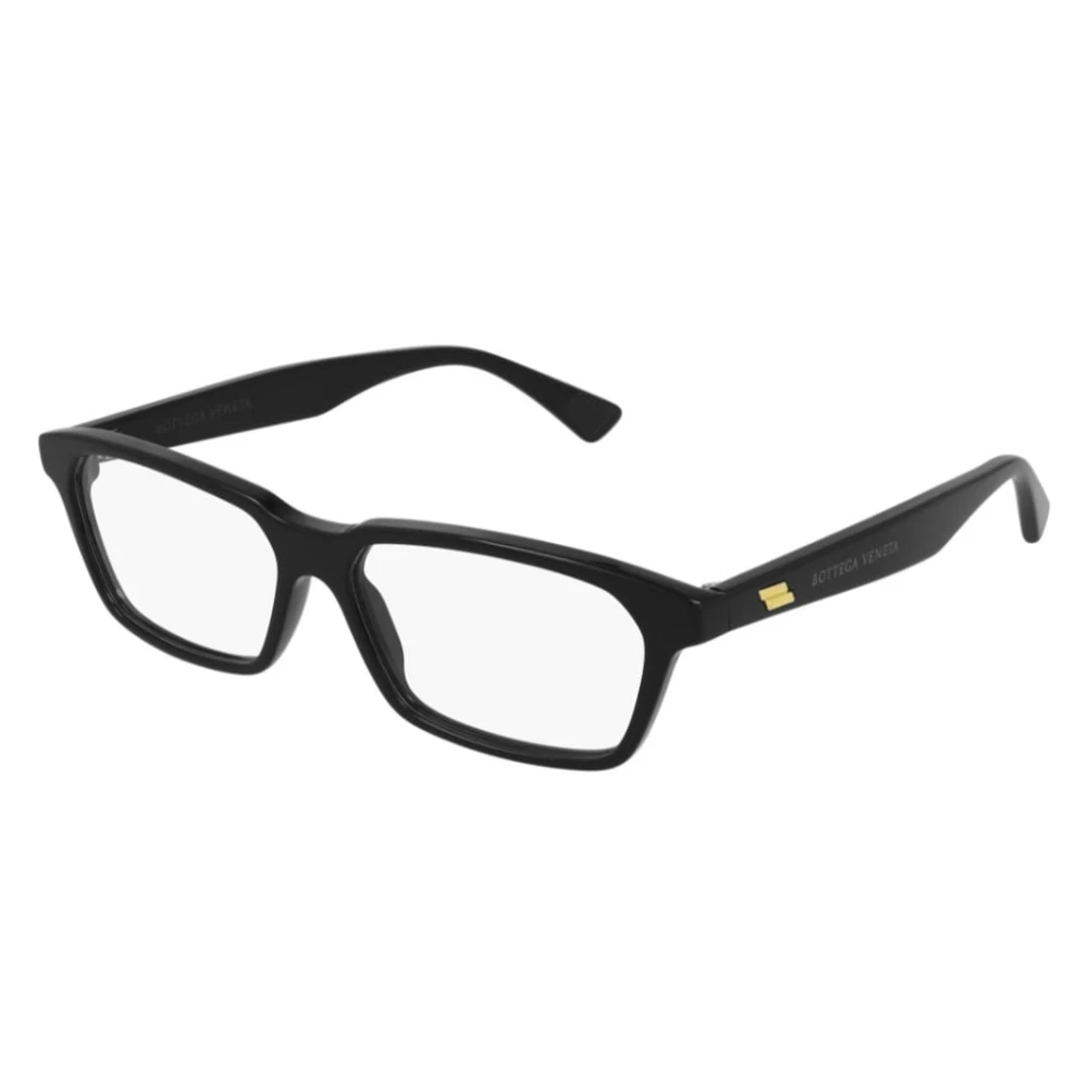 Bottega Veneta Gestreepte acetaat bril Bv1098O Black Unisex
