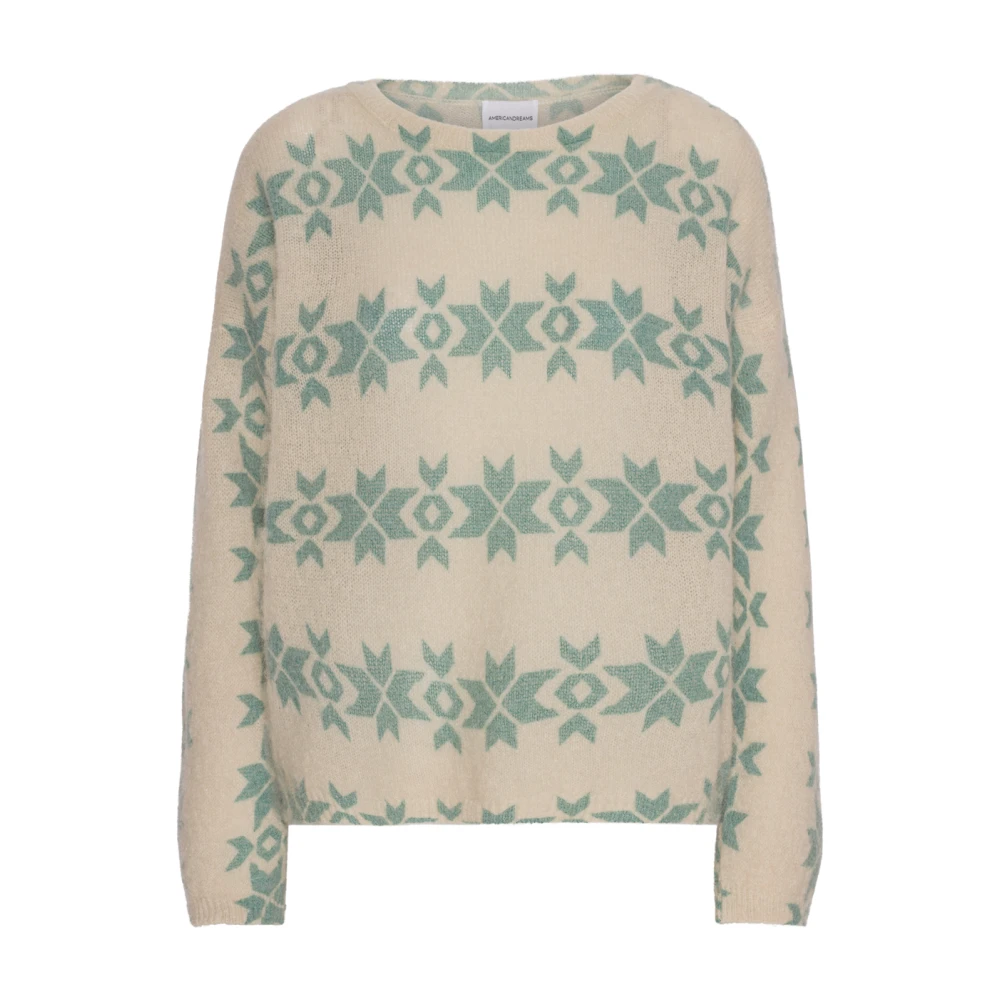 Knitwear > Round-neck Knitwear - - Americandreams - Modalova