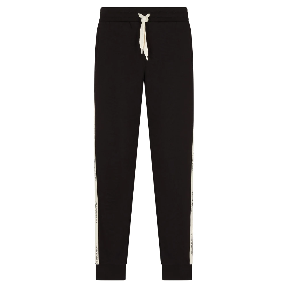 Emporio Armani Ea7 Uomo Nero Pantaloni, S, New,