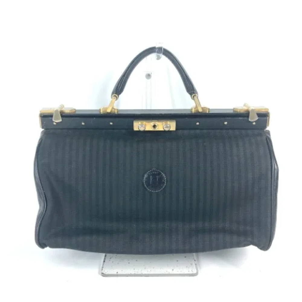 Fendi Vintage Pre-owned Plastic handbags Black Dames