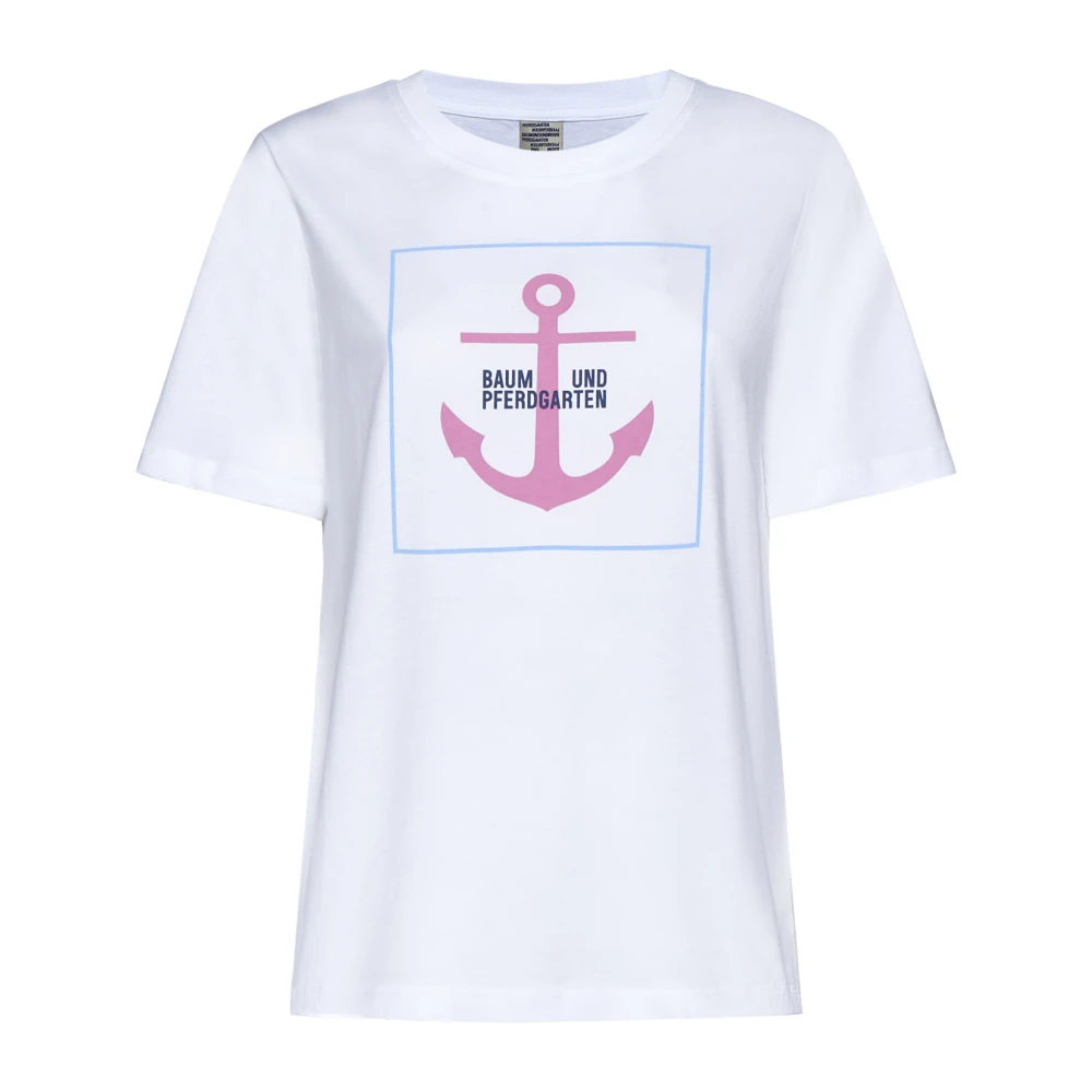 BAUM UND PFERDGARTEN Stijlvolle T-shirts en Polos Collectie White Dames