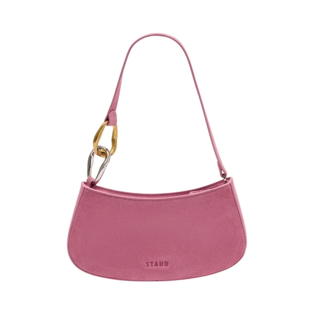 Staud Pink Ollie Shoulder Bag - Female - Shoulder Bags - One Size - Bags