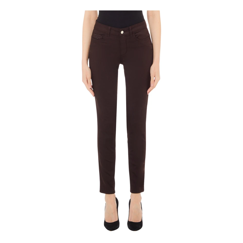 Liu Jo Hoge Taille Divine Jeans Brown Dames