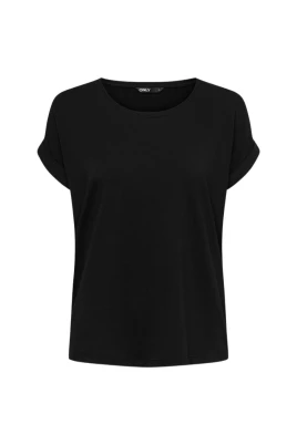 Svart T-shirt med normal passform