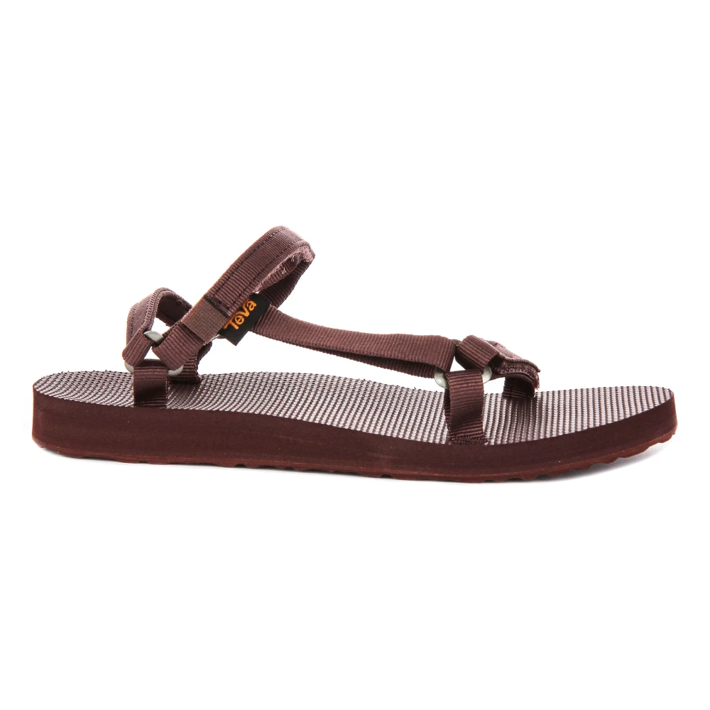 Teva Brown Flat Sandals, Female, 7 Uk, Original Universal Slim Sandal