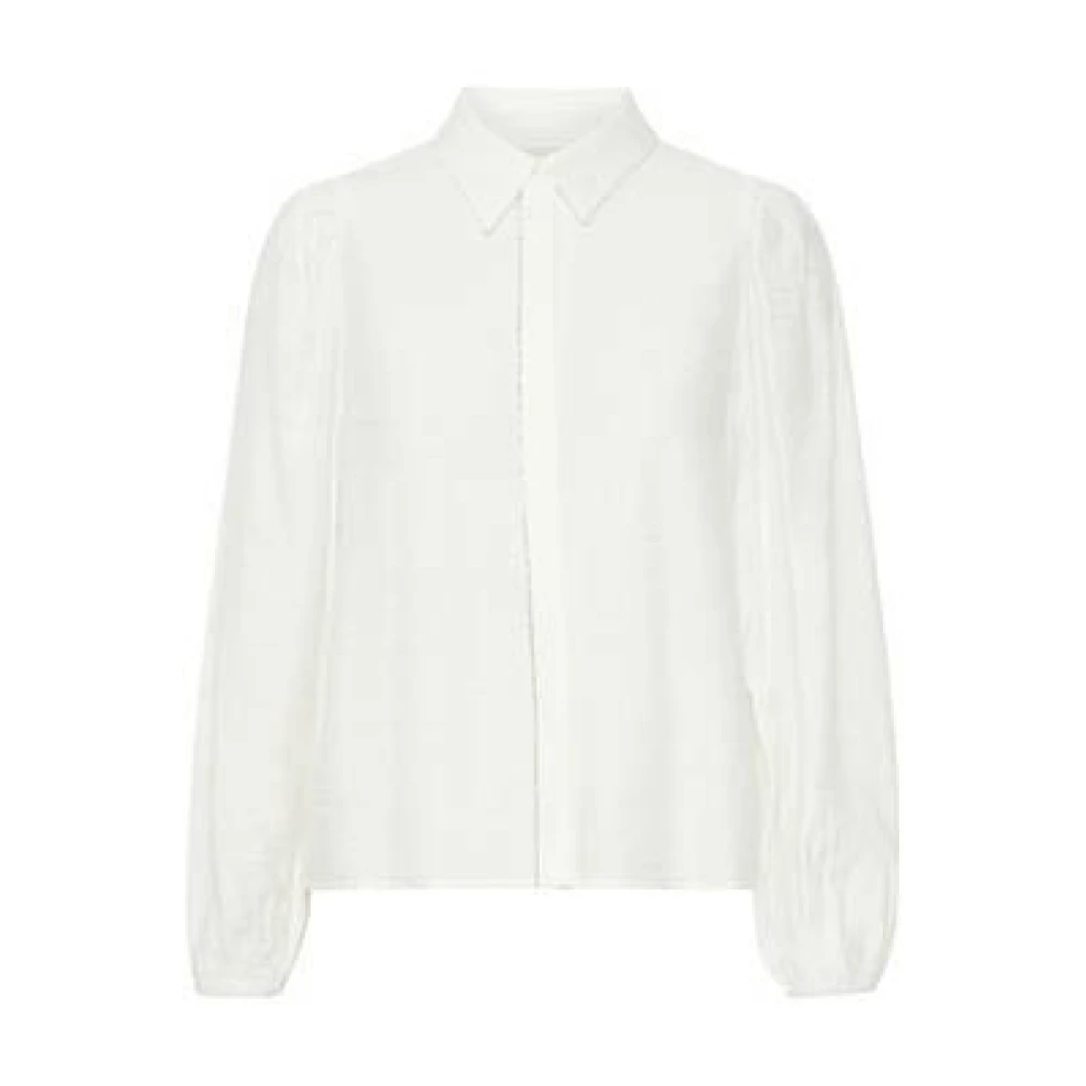 Ichi Cloud Dancer Blouse Freewear White Dames