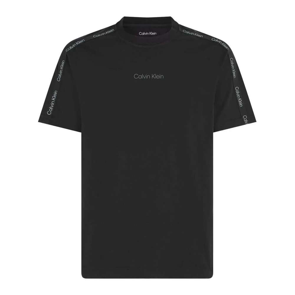 Calvin Klein Heren T-shirt Lente Zomer Collectie Black Heren