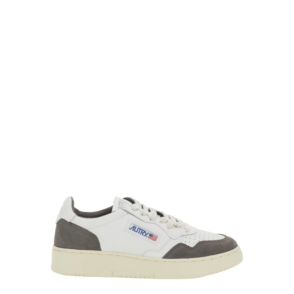 Autry White Sneakers, Female, 6 Uk, Medalist Low Trainers