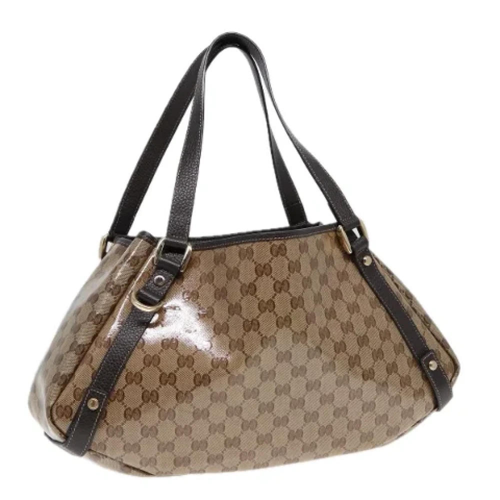 Gucci Vintage Pre-owned Canvas totes Beige Dames