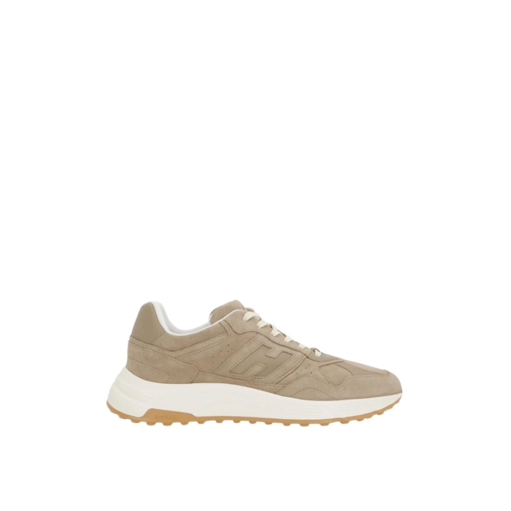 Hogan Rope Suede Low-Top Sneakers Heren Schoenen Bruin
