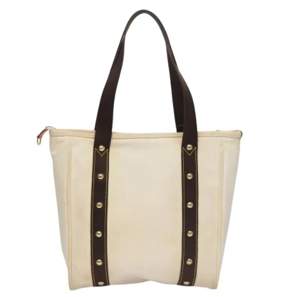 Louis Vuitton Vintage Pre-owned Canvas totes Beige Dames