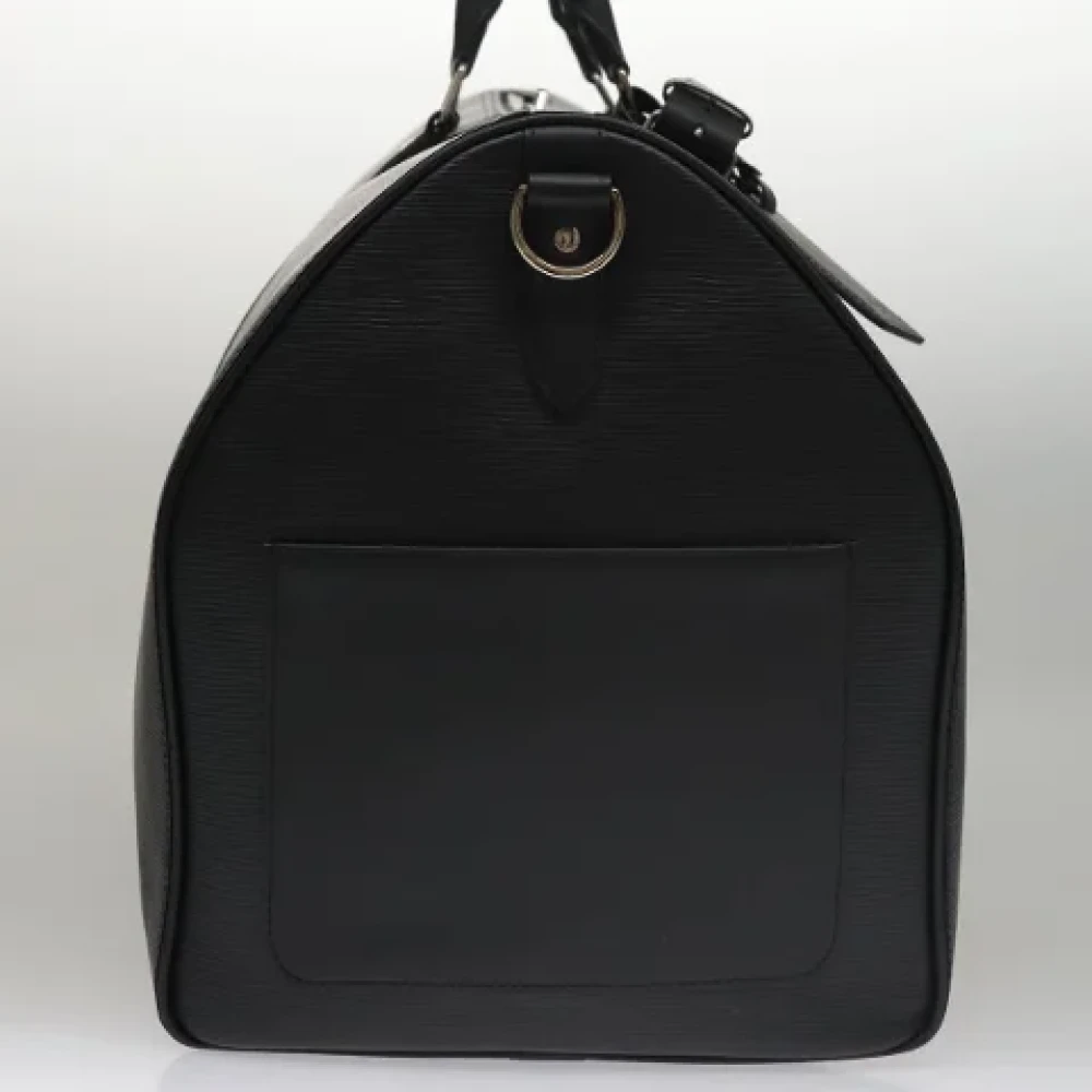 Louis Vuitton Vintage Pre-owned Leather travel-bags Black Dames