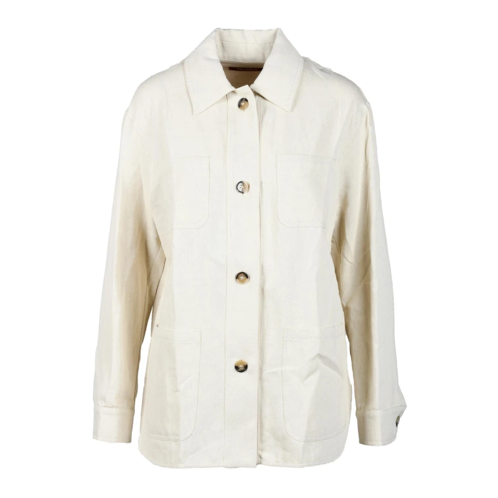 Max Mara Studio Overhemd Beige Dames