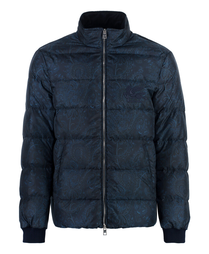 paisley-print-down-jacket