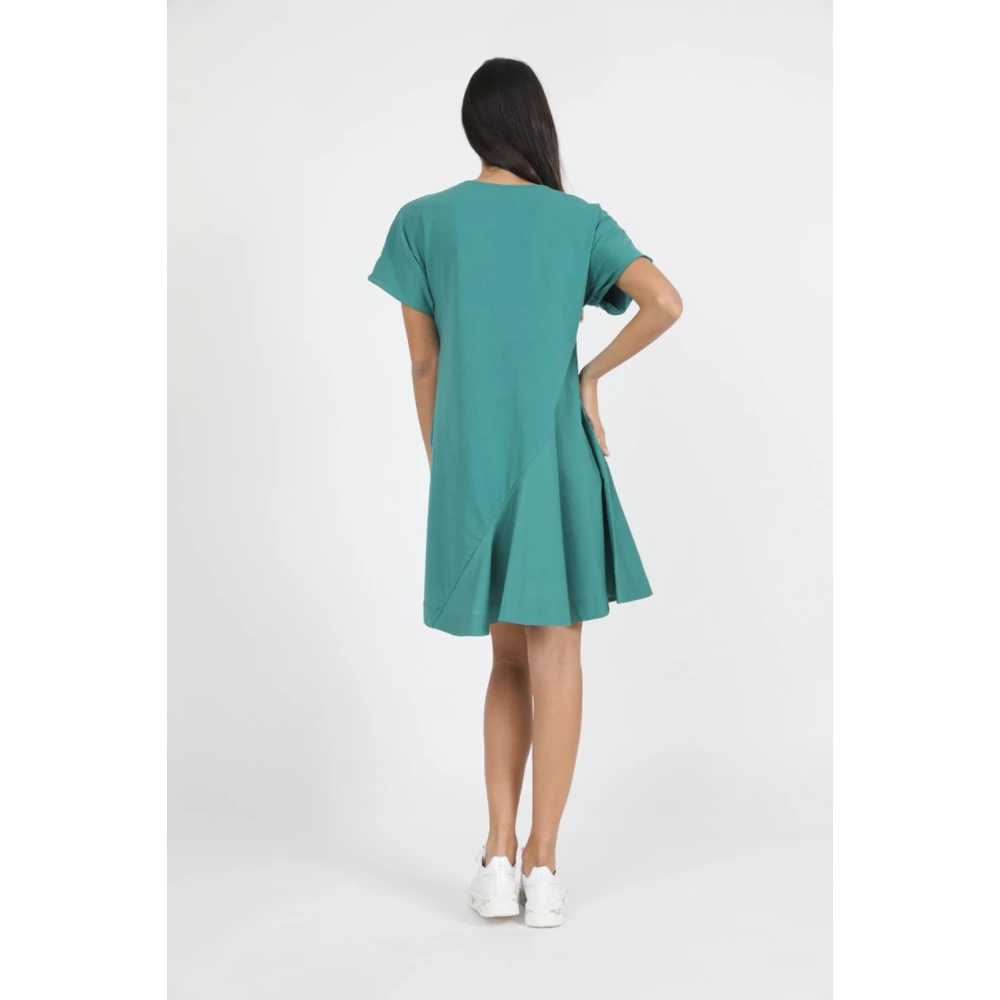 Alpha Studio Stijlvolle Jurk Green Dames