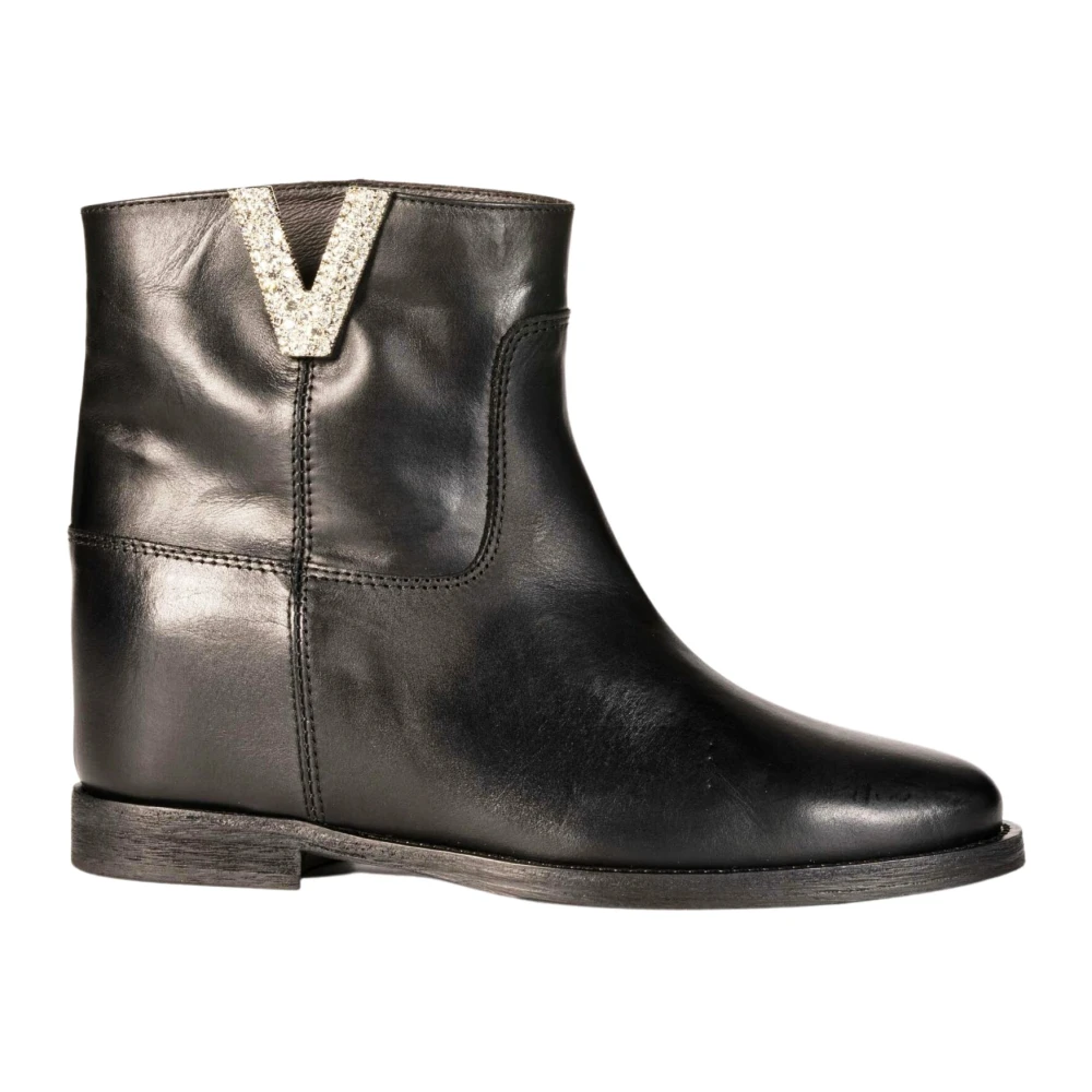 Via Roma 15 Ankle Boots Black, Dam