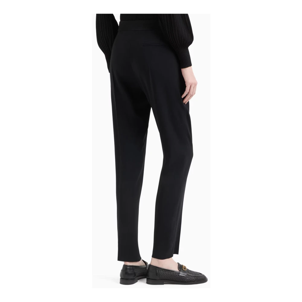 Emporio Armani Zwarte Broek Stijlvol Black Dames