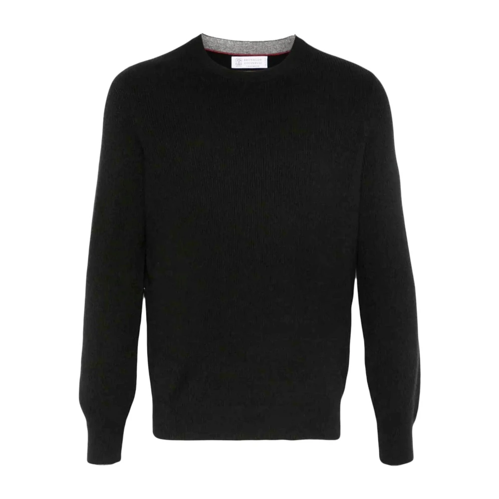 BRUNELLO CUCINELLI Kasjmier Trui Black Heren