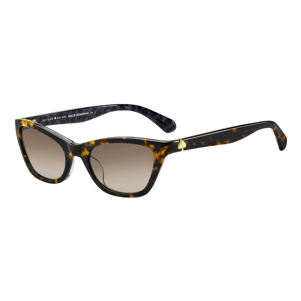 Kate Spade Women's Brown Sunglasses, 55 Mm, Johneta/S Sunglasses In Havana/ Shaded