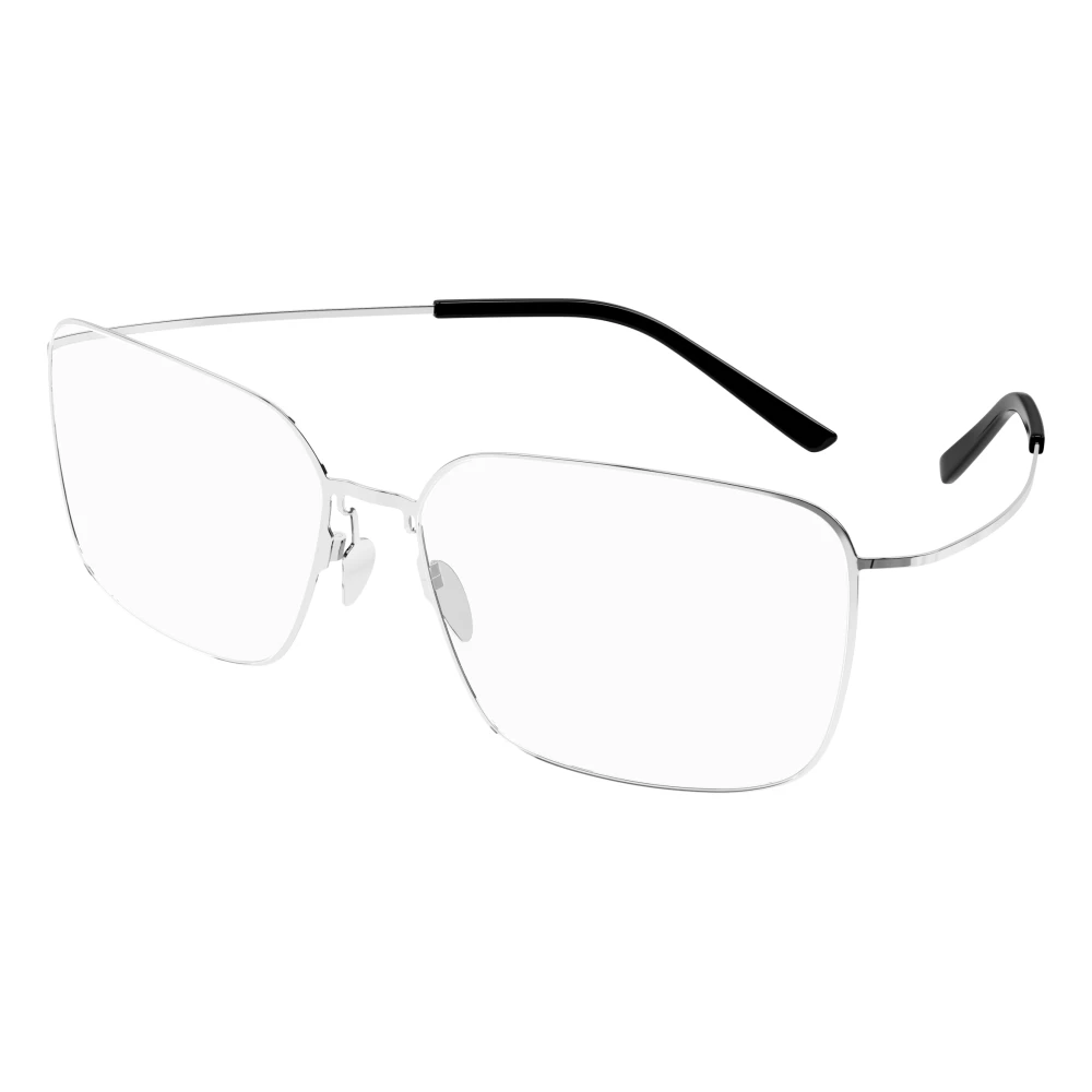 Balenciaga Zilveren Brillenmonturen Gray Unisex