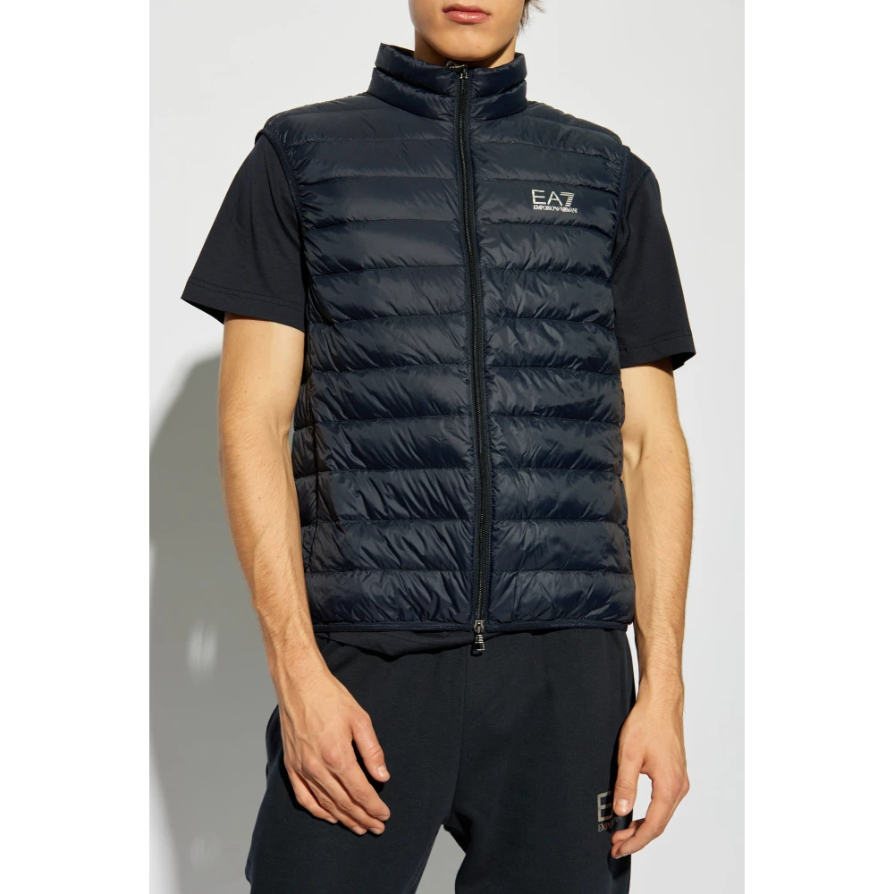 Emporio Armani EA7 Vest met logo Blue Heren