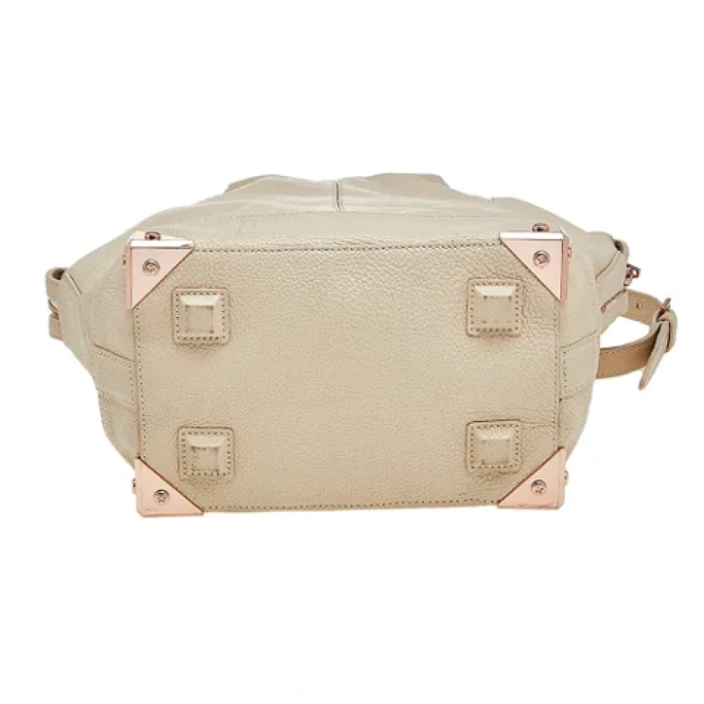 Alexander Wang Pre-owned Leather handbags Beige Dames