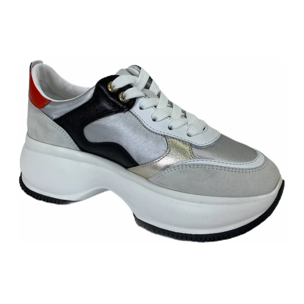 Hogan Women's Gray Sneakers, 2 Uk, Maxi I Active Trainers