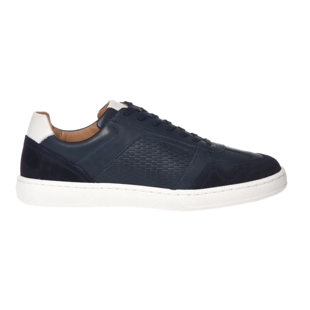 Baldinini - Zapatillas De Cuero Perforado - Shoes - Hombre - Azul - 41 Eu