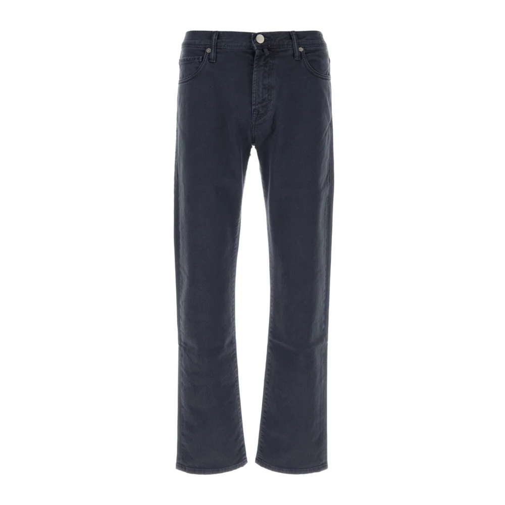 Incotex Men's Blue Straight Fit Jeans, W31, Stretch Denim Jeans