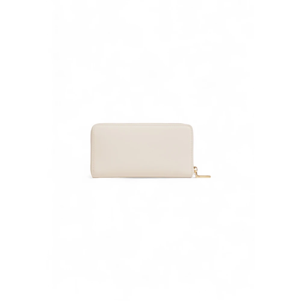 Love Moschino Stijlvolle Beige Ritsportemonnee Beige Dames