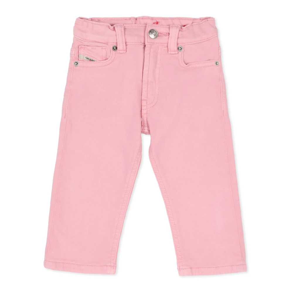 Diesel Unisex Kids Pink Jeans, 3 Y, Five-Pocket Jeans