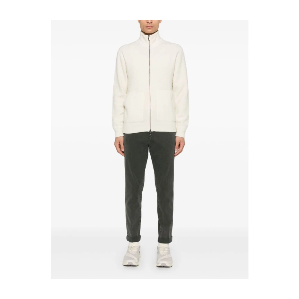 Dondup Gestructureerde Grijze Broek met Taps Toelopende Pijp Gray Heren