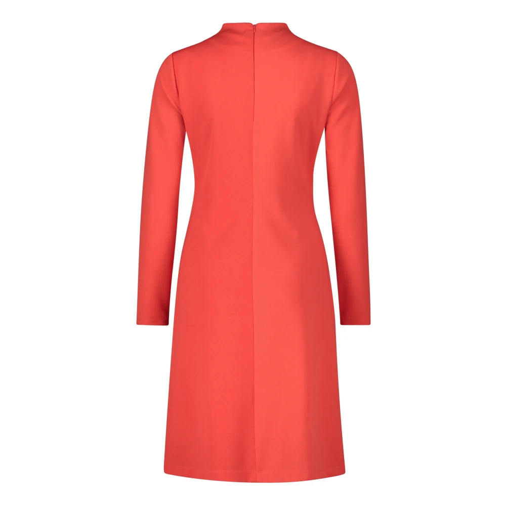 Betty Barclay Elegante Jerseyjurk met Ruches Red Dames